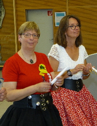 Sabine Brker und Barbara Mally-Figge